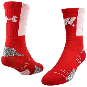 �A���_�[�A�[�}�[ �����Y �A���_�[�E�F�A �C�� Men's Under Armoured Wisconsin Badgersideline Playmaker Crewis Red ���b�h