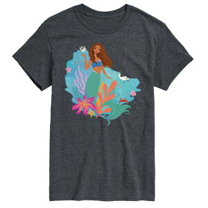 �A�j���L�����N�^�[ �����Y �g�b�v�X T�V���c Licensed Character Disney's The Little Mermaid Men's Ariel Gray �O���[