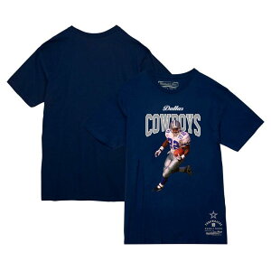 �~�b�`�F��&�l�X �����Y �g�b�v�X T�V���c Men's Mitchell & Ness Emmitt Smith Navy Dallas Cowboysideline Retired Player T-Shirt Cow Navy �l�C�r�[