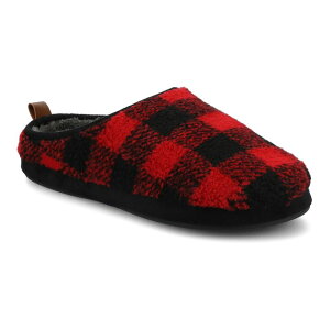 【送料無料】 バンス メンズ サンダル シューズ Vance Co. Roland Fleece Shearling Men's Slide Slippers Red