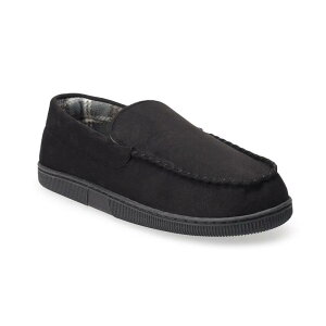 yz \m} Y T_ V[Y Sonoma Goods For Life Braylen Men's Moccasin Slippers Black