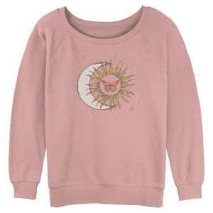 �A���u�����f�b�h ���f�B�[�X �g�b�v�X T�V���c �O���t�B�b�N Unbranded Juniors' Celestial Butterfly Graphic Pullover Desert Pink �s���N