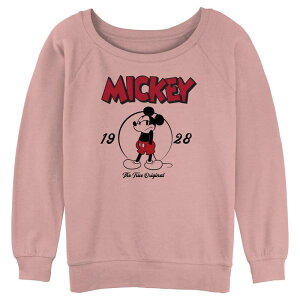 �f�B�Y�j�[ ���f�B�[�X �g�b�v�X T�V���c �O���t�B�b�N Disney's Mickey Mouse The True Original 1928 Juniors' Graphic Pullover Desert Pink �s���N