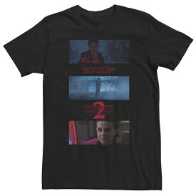 【送料無料】 ライセンス キャラクター メンズ Tシャツ トップス Men's Stranger Things 2 Eleven Bitchin' Panels Tee Black