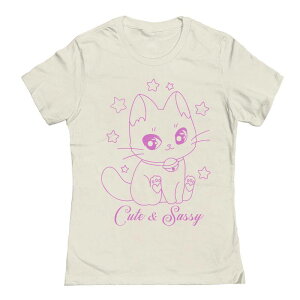 �A���u�����f�b�h ���f�B�[�X �g�b�v�X T�V���c �O���t�B�b�N Unbranded Junior's Grayson Supply Cute & Sassy Graphic Tee Natural