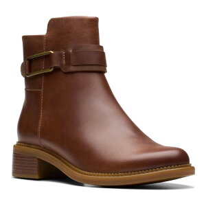 N[NX fB[X V[Y u[cECu[c AN U[ Clarks Maye Bella Women's Leather Ankle Boots Tan ^