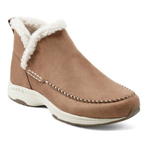 yz C[W[Xsbg fB[X T_ V[Y Easy Spirit Tuva Traveltime Pull-On Women's Slipper Ankle Boots Medium Brown