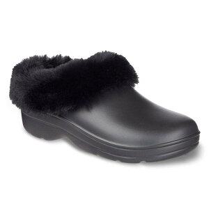 �g�[�c ���f�B�[�X �V���[�Y �T���_�� �v���X�T�C�Y totes Bailey Women's Plush Removable Liner Clog Slippers Black �u���b�N
