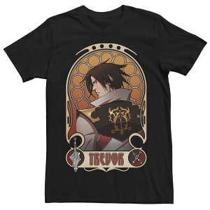 yz CZX LN^[ Y TVc gbvX Men's Netflix Castlevania Trevor Belmont Portrait Tee Black