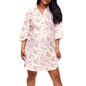 xuu fB[X A_[EFA iCgEFA Vc }^jeB Belabumbum Blossom Women'sleepshirt Maternity & Nursing Floral White zCg