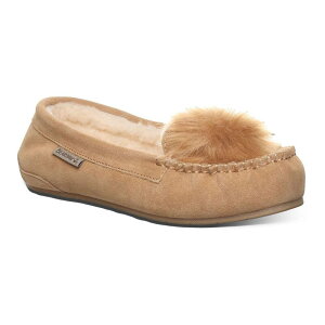 xApE fB[X V[Y T_ XG[h Bearpaw Erika Women'suede Moccasin Slippers Iced Coffee R[q[