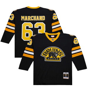 �~�b�`�F��&�l�X �����Y �g�b�v�X T�V���c �W���[�W�[ Mitchell & Ness Men's Brad Marchand Black Boston Bruins 2014-15 Power Play Jersey Bsblack �u���b�N