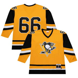 �~�b�`�F��&�l�X �����Y �g�b�v�X T�V���c �W���[�W�[ Mitchell & Ness Men's Mario Lemieux Gold Pittsburgh Penguins 1984-85 Power Play Jersey Pngold �S�[���h