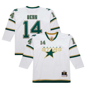 �~�b�`�F��&�l�X �����Y �g�b�v�X T�V���c �W���[�W�[ Mitchell & Ness Men's Jamie Benn White Dallastars 2009-10 Power Play Jersey Str White �z���C�g