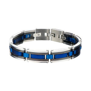 yz Aufbh Y uXbgEoOEANbg ANZT[ Men's Stainless Steel Tri-Tone Link Bracelet Tri Tone