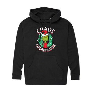 �A�j���L�����N�^�[ �����Y �g�b�v�X T�V���c �p�[�J�[ Licensed Character Men's Dr. Seuss's Grinchaos Coordinator Hoodie Black �u���b�N
