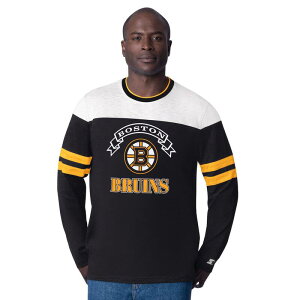 �X�^�[�^�[ �����Y �g�b�v�X T�V���c Men'starter Black Boston Bruins Blitz Durene Long Sleeve T-Shirt Bsblack �u���b�N