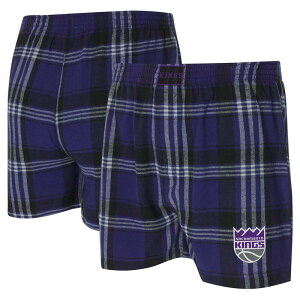 �A���u�����f�b�h �����Y �{�g���X �n�[�t�p���c�E�V���[�c Unbranded Men's Conceptsport Purple Sacramento Kings Region Flannel Boxer Short Kng Purple �p�[�v��