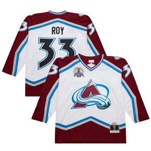 yz ~b`F&lX Y TVc gbvX Men's Patrick Roy White Colorado Avalanche 2000-01 Power Play Jersey Ava White