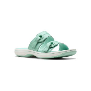 yz N[NX fB[X T_ V[Y Clarks Breeze Maye Cloudstepper Women's Flip Flop Sandals Turquoise