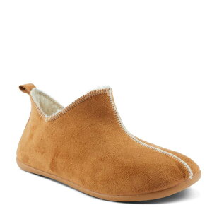 tNTX fB[X V[Y T_ u[c Flexus by Spring Step Sayge Women's Bootie Slippers Tan ^