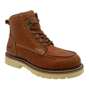 yz AhebN Y u[cECu[c V[Y AdTec Apex Men's Tan Leather Boots Tumble Brown