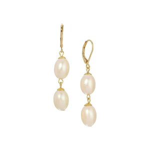 1928 ���f�B�[�X �A�N�Z�T���[ �s�A�X�E�C�������O 1928 Gold-Tone Double Simulated Pearl Drop Leverback Earrings White �z���C�g