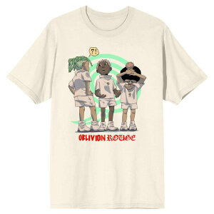 �A�j���L�����N�^�[ �����Y �g�b�v�X T�V���c �O���t�B�b�N Licensed Character Men's Oblivion Rogue Characters Graphic Tee Off White �I�t�z���C�g