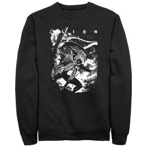 �A�j���L�����N�^�[ �����Y �g�b�v�X T�V���c �t���[�X �O���t�B�b�N Licensed Character Men's Aliens Xenomorph Ready To Attack Graphic Fleece Black �u���b�N