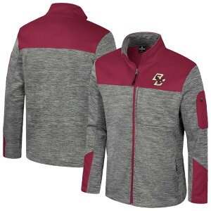 �R���V�A�� �����Y �A�E�^�[ �W���P�b�g�E�u���]�� Men's Colosseum Gray/Maroon Boston Collegeagles Guard Full-Zip Jacket Bos Grey �O���[