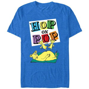 �A�j���L�����N�^�[ �����Y �g�b�v�X T�V���c �O���t�B�b�N Licensed Character Men's Dr. Seuss Hop On Pop Graphic Tee Royal Heather �w�U�[