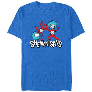 �A�j���L�����N�^�[ �����Y �g�b�v�X T�V���c �O���t�B�b�N Licensed Character Men's Dr. Seusshenanigans Graphic Tee Royal Heather �w�U�[