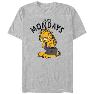 AjLN^[ Y gbvX TVc OtBbN Licensed Character Men's Garfield I Hate Mondays Graphic Tee Athletic Heather wU[