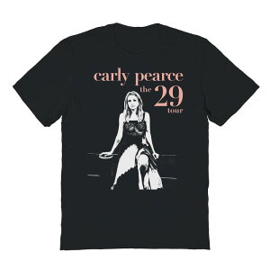 �A�j���L�����N�^�[ �����Y �g�b�v�X T�V���c �O���t�B�b�N Licensed Character Men's Carly Pierce The 29 Tour Graphic Tee Black �u���b�N