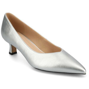 yz Wl RNV fB[X pvX V[Y Journee Collection Pammie Medium and Wide Width Women's Slip-On Kitten Heel Pumps Silver