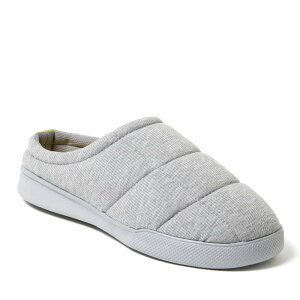 fBAtH[Y Y V[Y T_ LeBO Dearfoams Brayden Men's Quilted All Day Lounge Clog Slippers Light Heather Gray O[