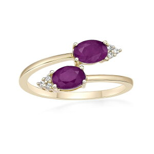 Gemminded ���f�B�[�X �A�N�Z�T���[ �����O Gemminded 10k Gold Ruby & Diamond Accent Ring 10k Gold �S�[���h