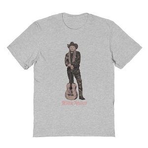 �A�j���L�����N�^�[ �����Y �g�b�v�X T�V���c �O���t�B�b�N Licensed Character Men's Willie Nelson Pose Graphic Tee Sport Gray �O���[
