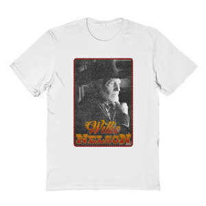 �A�j���L�����N�^�[ �����Y �g�b�v�X T�V���c ���S �O���t�B�b�N Licensed Character Men's Willie Nelson Flame Logo Graphic Tee White �z���C�g