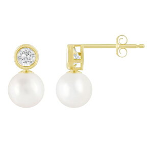 yz Celebration Gems fB[X sAXECO ANZT[ Celebration Gems 10k Gold 5 mm Sphere Gemstone Drop Earrings Freshwater Pearl