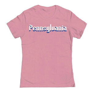 �A���u�����f�b�h ���f�B�[�X �g�b�v�X T�V���c �O���t�B�b�N Unbranded Junior's Pennsylvania Graphic Tee Light Pink �s���N