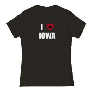 �A���u�����f�b�h ���f�B�[�X �g�b�v�X T�V���c �O���t�B�b�N Unbranded Junior's I Heart Iowa Graphic Tee Black �u���b�N