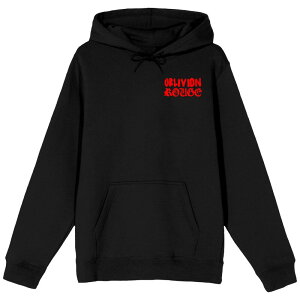 �A�j���L�����N�^�[ �����Y �g�b�v�X T�V���c �p�[�J�[ �O���t�B�b�N Licensed Character Men's Oblivion Rouge War Plague Graphic Hoodie Black �u���b�N
