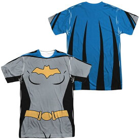 【送料無料】 ライセンス キャラクター メンズ Tシャツ トップス Men's Batman Batgirl Sublimated Graphic Tee Black