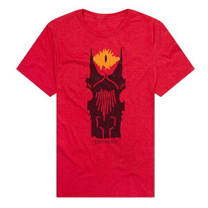 �A�j���L�����N�^�[ �����Y �g�b�v�X T�V���c Licensed Character Men's Lord of the Rings Dark Tower T-Shirt Red ���b�h