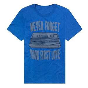 �A�j���L�����N�^�[ �����Y �g�b�v�X T�V���c �O���t�B�b�N Licensed Character Men's Atari Console Never Forget Your First Love Graphic Tee Royal