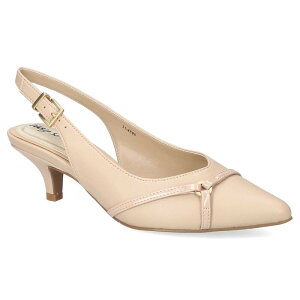 yz C[W[Xg[g fB[X pvX V[Y Easy Street Feena Women's Slingback Pumps Beige