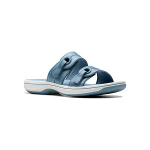 yz N[NX fB[X T_ V[Y Clarks Breeze Maye Cloudstepper Women's Flip Flop Sandals Denim