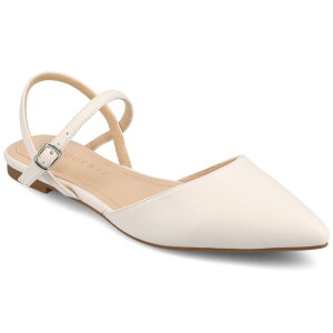 �W�����l �R���N�V���� ���f�B�[�X �V���[�Y �T���_�� Journee Collection Martine Women'superNatural Shades Tru Comfort Foam Dress Flats Bone