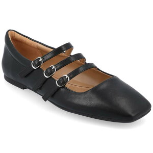 �W�����l �R���N�V���� ���f�B�[�X �V���[�Y �T���_�� Journee Collection Darlin Women's Tru Comfort Foamulti Strap Square Toe Flats Black �u���b�N